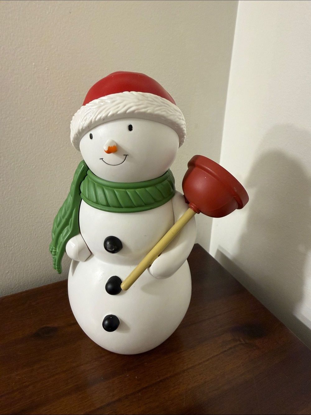 Hallmark Jolly in the John Talking Plumber Motion Activated Snowman